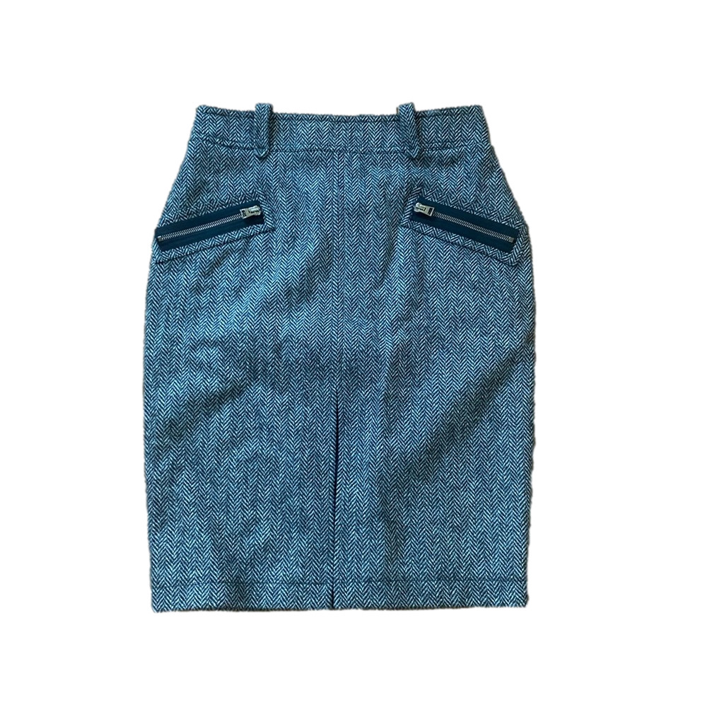 Tom Ford Wool Cashmere Tweed Pencil Skirt – IT 40 (US 4) – Made in Italy
